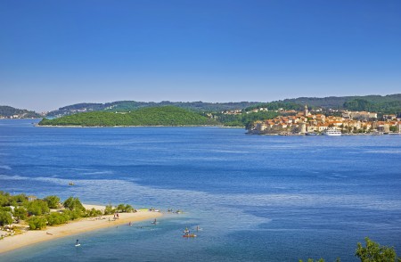 View towards Korčula